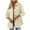 Beige, variant on BiZtdJrK Cardigans for Women Trendy Cable Knit Cotton Sweater Lapel Collar Long Sleeve Open Front Button Jacket with Chest Pocket Coffee L
