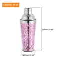thumbnail image 2 of Coctelera de plástico Unique Bargains 16OZ(450ml) con colador acero Inoxidable para Bar fiesta Casa color Púrpura Claro, 2 of 7