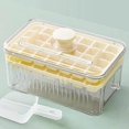 thumbnail image 1 of Ice Cube Molds Ice Cube Trays for Ice Making Reusable Ice Cube Mold for Household Refrigerator (Creamy, 56 compartments), 1 of 4
