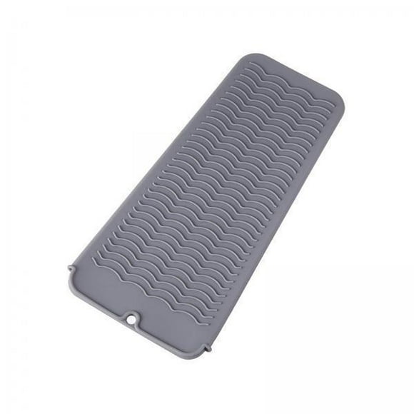 Bolsa de almohadilla resistente al calor,Bolsa de silicona resistente al calor para tapete rizador,Soporte para alisador de cabello Multifunción antideslizante,Bolsa de almacenamiento de