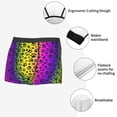 thumbnail image 3 of Yiaed Animal Paw Rainbow Print Men's Soft Cotton Boxer Shorts Breathable Boxers Underwear Moisture-Wicking Underwear Stretch Boxer Briefs for Man-Medium, 3 of 5