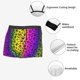 thumbnail image 3 of Fotbe Animal Paw Rainbow Calzoncillos Tipo Boxer con Bolsa de Soporte Total para Hombre, X-Temp Fresco, Transpirable y de Secado Rápido-XX-Large, 3 of 5
