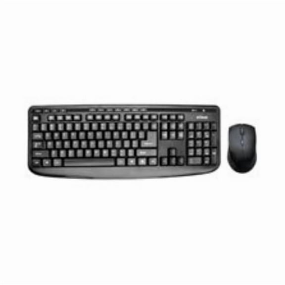 Bornd Wireless Keyboard & Mouse Combo, Black (M610 BLACK)