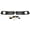 Black, variant on Suodoka 2 Pcs Grilles Fog Lights Turning Signal Daytime Running Lamp Fit for Audi A4 B6 01-05, Shake-Proof Waterproof Auto Replacement Accessory (Black, 16.14 inches / 41 cm)