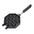 thumbnail image 3 of 10 hoyos fabricante de takoyaki de doble cara, molde para panqueques rellenos, molde para la parrilla, bandeja para hornear plato de cocción, cocina, 3 of 10