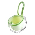 thumbnail image 3 of Adjustable Hanging Sink Colander Basket, Plastic Vegetable Washing Strainer with Handle, Over-the-Sink Drain Basket for Fruits, Veggies & Food Prep, 3 of 8