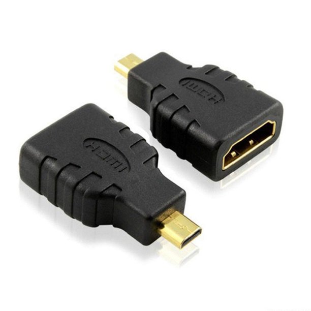 Female HDMI to Micro Type D Male HDMI Adapter Microsoft Surface - Walmart.com