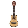 thumbnail image 1 of Modelo de guitarra en miniatura 1:12, superficie pintada de abedul, adorno de guitarra en miniatura decorativo realista para casa de muñecas clásica, 1 of 12