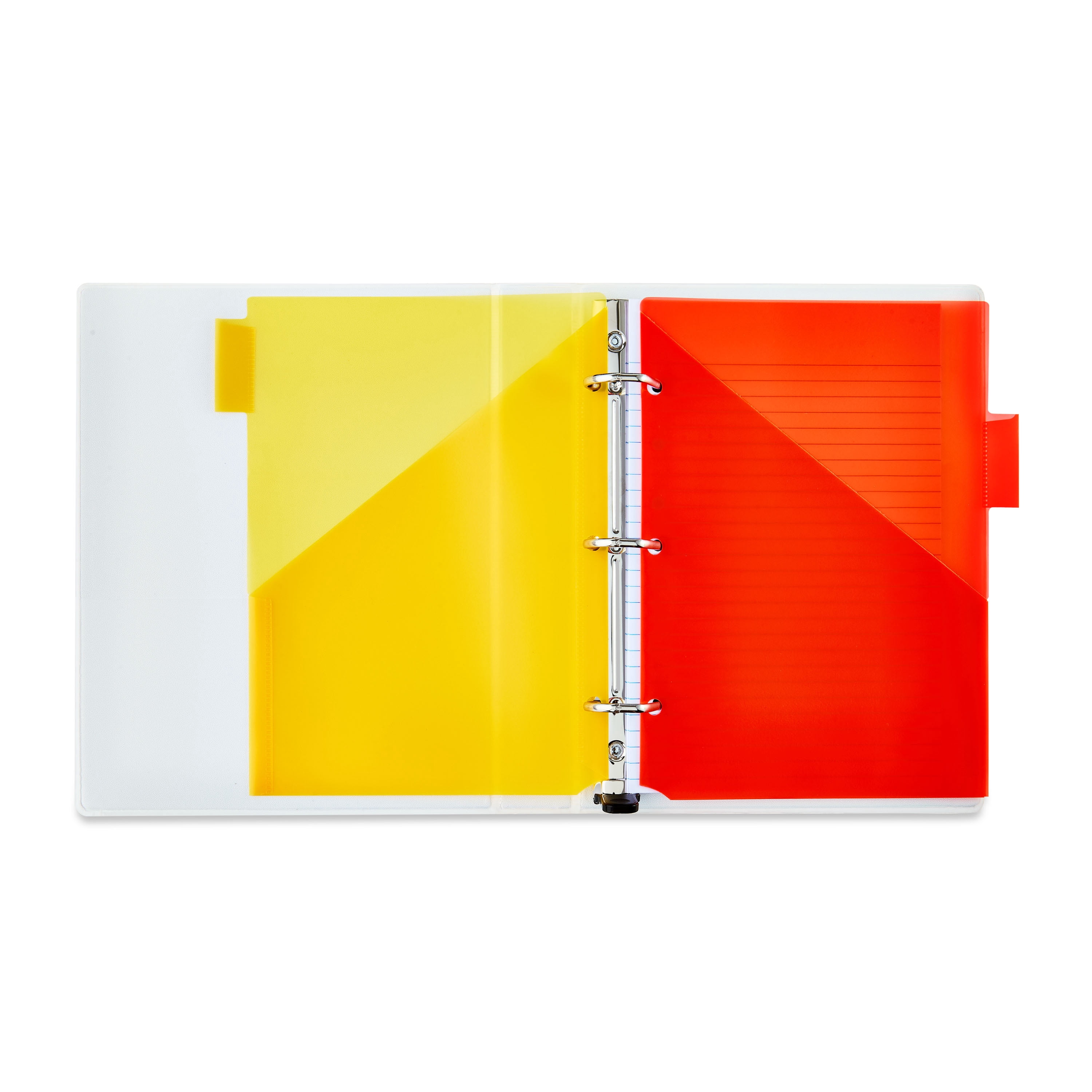 Pen+Gear 1" x 5-1/2" x 8-1/2" Mini Durable View Binder White