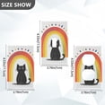 thumbnail image 7 of Yayeee Blank Wall Plate Cover 1-Gang 4.5"x2.7" Home Unused Decorative Outlet, Black Cat Rainbow, 7 of 7