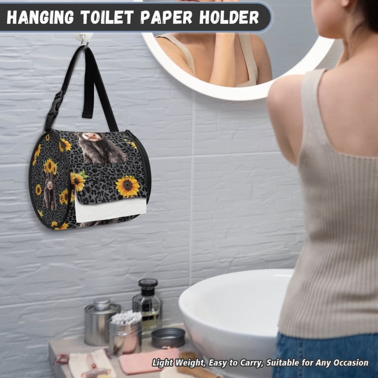 Wigag Adorable Cat Decorative Toilet Paper Holder for 8 Rolls, Bathroom Wigag Adorable Cat Decorative Toilet Paper Holder for 8 Rolls, Bathroom