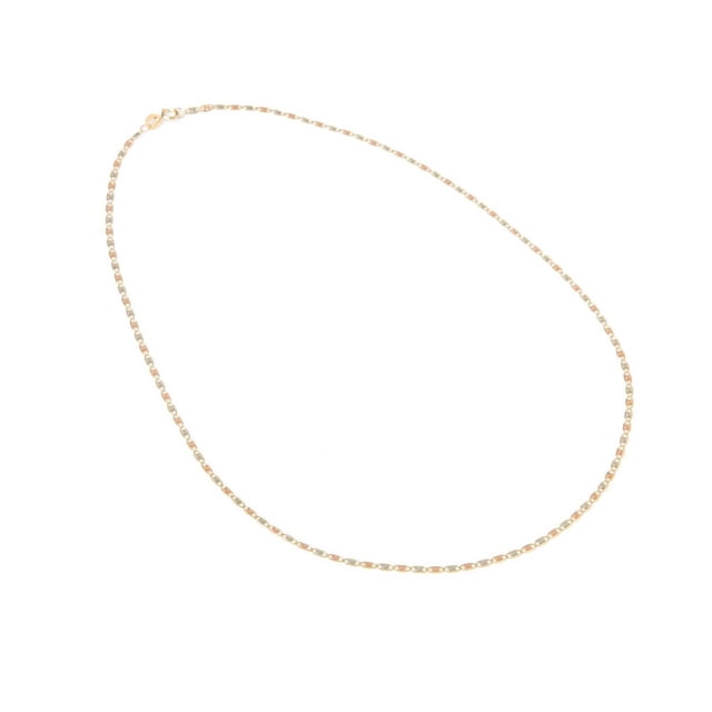 Cadena Collar Ametrinaa Valentina Estrella Tritono 2.5mm Unisex 45cm Oro Italiano 10k CS10K0064