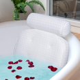 thumbnail image 1 of Almohada de baño para soporte de bañera, cuello, cabeza y espalda con ventosas antideslizantes y cómoda almohada de bañera 4D AirenMesh para mujeres y hombres, 1 of 5