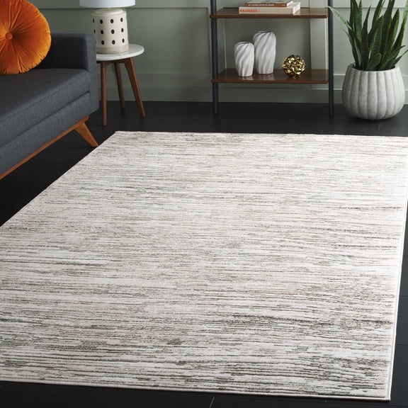 Safavieh Orchard Brooke Abstract Polyester Area Rug, Gray/Green, 5'3" x 7'6"