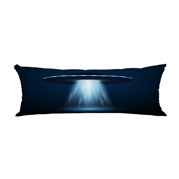 ABPHQTO Ufo Spaceship With Light Beam Body Pillow Covers Pillow Case Protector Pillowcase 20x60 Inch