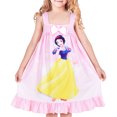 thumbnail image 1 of Girls Dress Princess Nightgown Sleepwear Summer Pajama Bow Tie 6 Years, 1 of 6