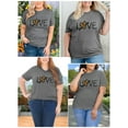 thumbnail image 6 of XCHQRTI Love Shirts for Womens Plus Size Graphic Tshirt Short Sleeve Valentine's Day Tee Oversized Casual Summer Tops, 6 of 8