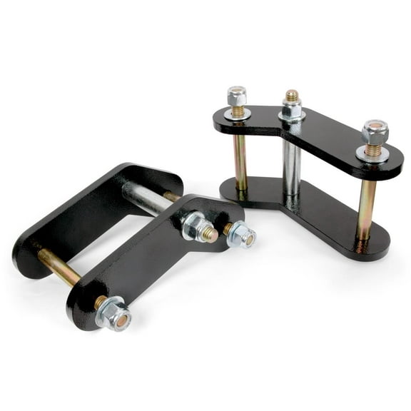 Rough Country 1.25-1.75" Boomerang Lift Shackles (fits) 1976-1995 Jeep Wrangler YJ | 76-86 CJ5 CJ7 CJ8 Rear | RC0401