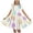 White F, variant on SGFCWSX Girls Short Sleeve Dress Crew Neck A-Line Easter Bunny Egg Print Summer Dresses for Kids White Size 4-5 Years