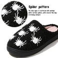 thumbnail image 5 of BERANMEY Halloween Slippers for Women Perfect Soft Plush Comfy Warm Slip-On Cute Womens Slippers Indoor Fluffy House Slippers for Women and Men Non-slip Fuzzy Flat Slides, 5 of 10