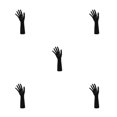 thumbnail image 1 of Wweixi Chic Chain Hand Model Shop Display Holder for Stunning Jewelry Showcase Black 25.5cm 5Set, 1 of 6