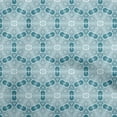 thumbnail image 1 of oneOone Viscose Chiffon Teal Green Fabric African Fabric For Sewing Printed Craft Fabric By The Yard 42 Inch Wide, 1 of 4