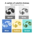 thumbnail image 2 of TFixol Bouchons d'Oreilles en Silicone Réduisant le Bruit pour la Natation, le Sommeil et l'Utilisation Industrielle - Imperméables, Confortables et Réutilisables en Gris, 2 of 6