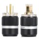 thumbnail image 2 of Monosaudio Enchufe de alimentación de CA chapado en oro de cobre puro para cables de alimentación de audio 100-250 V, 2 of 8