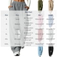 thumbnail image 4 of QSAWXQZ Womens High Waisted Wide Leg Sweatpants Elastic Waist Pockets Athletic Pants L, 4 of 9
