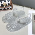 thumbnail image 2 of Mepaouo Girls Jelly Sandals Open Toe Summer Princess Dress Flats Fisherman Gladiator Kid Water Shoes, 2 of 5