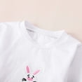 thumbnail image 5 of BOOMNY Easter Toddler Boys Outfit Sets 2 Peice Outfits for Kids Cartoon Bunny Print Long Sleeve Tops Pants Cozy Soft Clothing for Child, 5 of 6