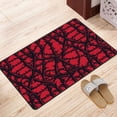 thumbnail image 2 of DouZhe Red Thorns Branches Abstract Rugs Doormat, Non-Slip Machine Washable Carpets Floor Door Mat , 36" x 24", 2 of 7