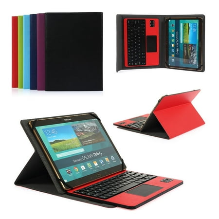 CoastaCloud Universal Folio Case w/Stand Wireless Bluetooth Keyboard case cover for Android Windows System Fits for 9