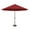 Red, variant on Simply Shade Lanai Pro Octagon Auto Tilt with Starlight Umbrella in Bronze/Black