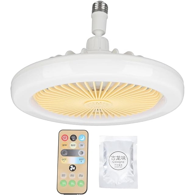 Lámpara Led De Techo Con Ventilador De Velocidades