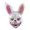 Pink, variant on Halloween Decor - BESSEEK Halloween Scary Bunny Head Prop for Party and Event