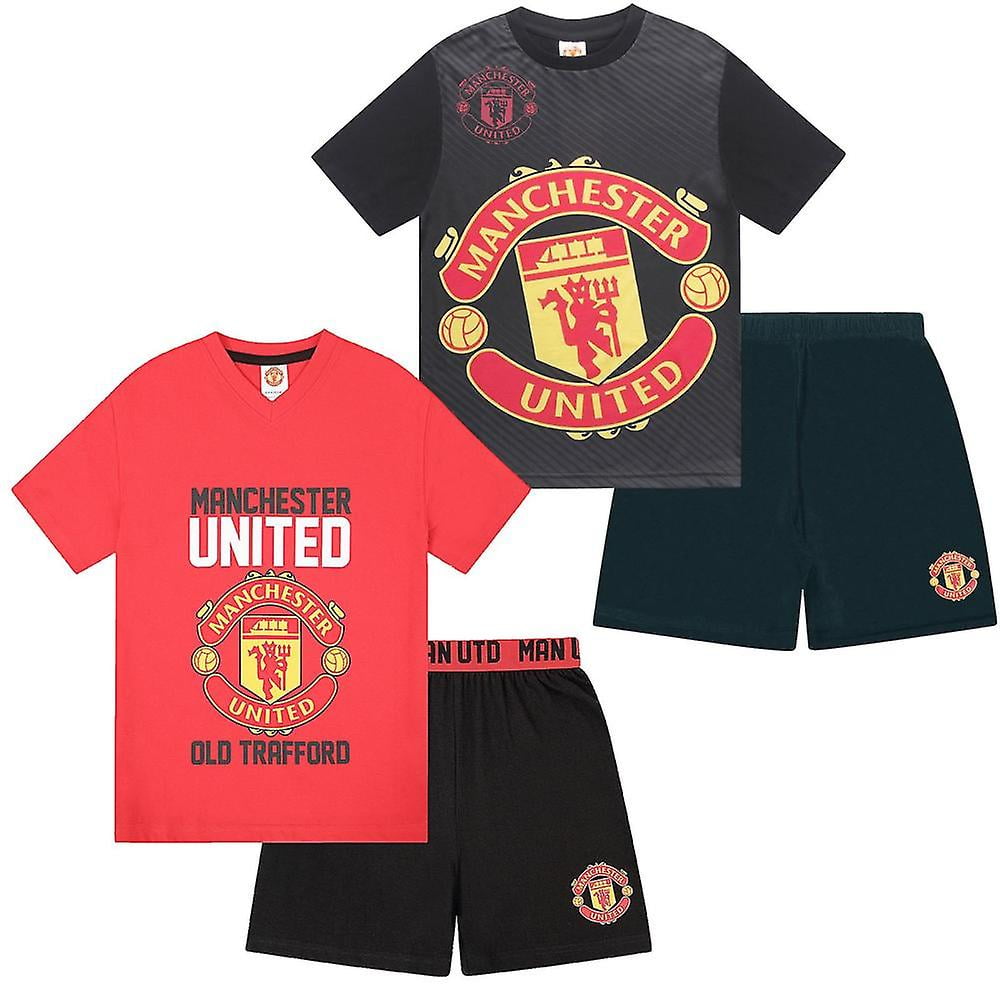 Manchester United Boys Pyjamas Short Kids OFFICIAL Football GiftXICEN Walmart
