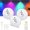 RGB Multicolors, variant on YUNOVA Rechargeable Wireless Puck Lights with Remote, 3 Color Dimmable LED Under Cabinet Lights, Magnetic Stick-On Kitchen Lighting for Shelves/Cupboards (1-Pack)