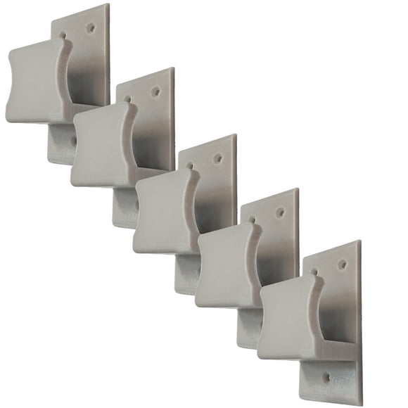 Ganchos De Pared para Casas GanLuxyGray 5 Pzs Grande 5x10cm Gris.
