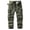 Green, variant on Men's Camo Cargo Work Pants Cotton Tactical Ripstop Casual Utility Pants with 10 Pockets