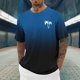thumbnail image 1 of Tops para hombre, blusas y camisas de cuello redondo y manga corta para hombre, blusas casuales de moda para hombre, blusas deportivas de cuello redondo y manga corta, blusas de poliéster para hombre, 1 of 4