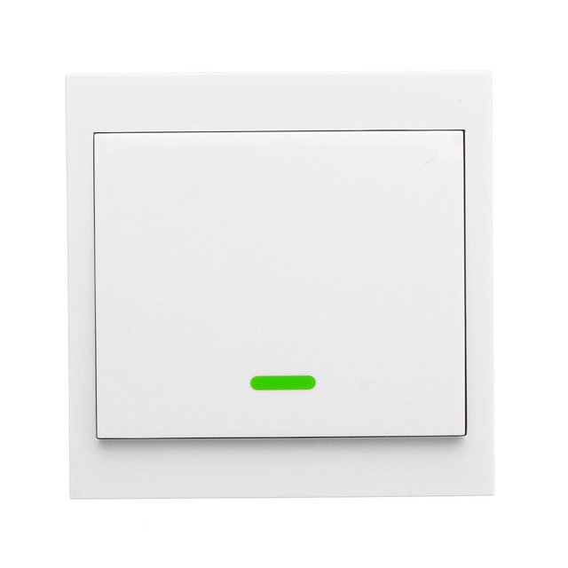 Amdohai Wireless Remote Transmitter Sticky RF Intelligent Smartswitch for Home Living Room Bedroom 433MHZ 86 Wall Panel Switches