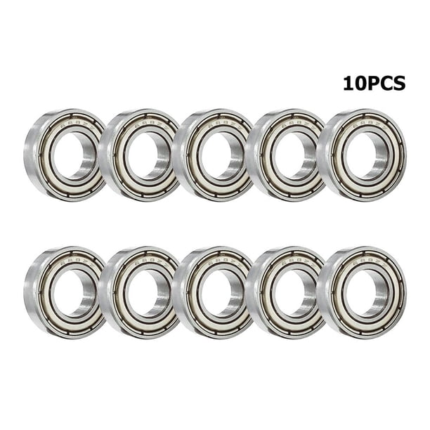 10pcs 688ZZ Rodamiento de bolas Rodamientos de ranura profunda de acero de alto carbono con doble blindaje
