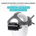 thumbnail image 4 of Sunnylife Goggle Soporte de batería Quadcopter Glasses Baterías Caso Compartimento de almacenamiento Suministros de aviones Reemplazo para DJI FPV Scienceny EL006184-00B, 4 of 7