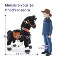 thumbnail image 5 of PonyCycle Kid-Powered Hores Ride-On Toy, No Battery, Smooth Wheels, Ages 4-7, Black, Ux426, 5 of 13