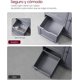 thumbnail image 2 of Mueble para Baño, Mueble Organizador con Repisas Ajustable, Gabinete con Kit Antivuelco, Cómoda con 1 Puerta y 4 Cajones, Blanco MLHC41W, 2 of 2