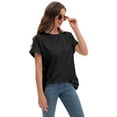 thumbnail image 5 of Womens Summer Tops Outfits Spring Casual Dressy T Shirts Workout Clothes Going Out Trendy Vacation Fashion, 5 of 6