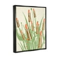 thumbnail image 3 of Stupell Industries Glam Lipstick Abstract Botanicals Graphic Art Jet Black Floating Framed Canvas Print Wall Art, Design by Lil' Rue, 3 of 6