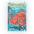thumbnail image 2 of Vintage Print Press, Octopus (12x18 Wall Art Poster, Room Decor), 2 of 3