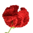 thumbnail image 2 of Clavel Ganchillo Punto Terminado para Cumpleaños Boda () Rojo, 2 of 4